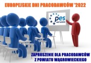 Obrazek dla: EUROPEJSKIE DNI PRACODAWCÓW 2022 - zaproszenie dla pracodawców z terenu Powiatu Wągrowieckiego